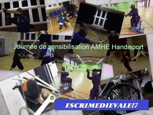 Stage de sensibilisation AMHE Handisport – 29 mars 2015 à Aigrefeuille-d'Aunis