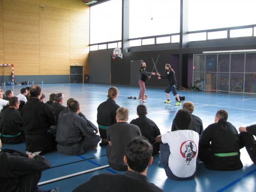 Présentation des AMHE par l’ELSAMHE au Bujinkan Niten Dojo